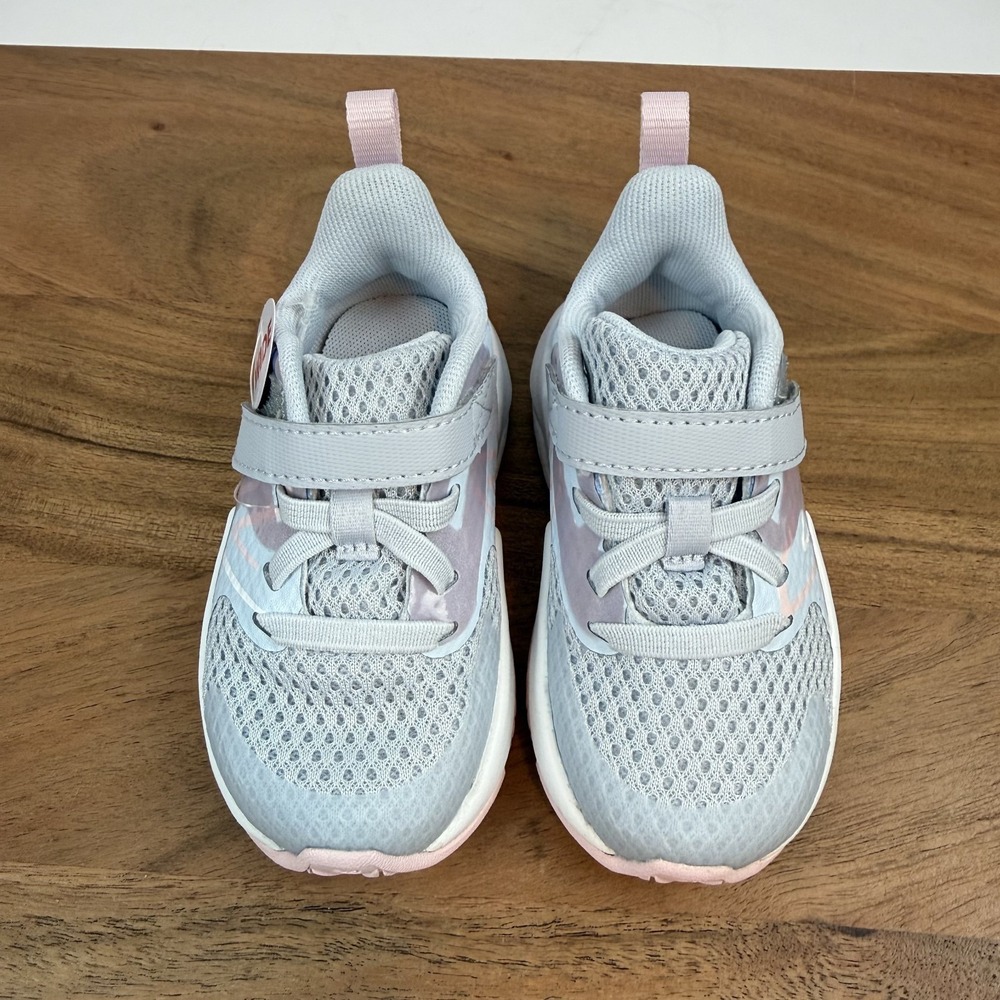 New Little Kids New Balance Rave Run V2 Blue Comfort Casual Sneakers Size 5 Wide